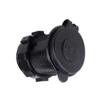 Tomada USB Veicular Duplo Bivolt 12V 24V Saida 5Vdc