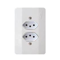 Tomada Vertical 3P 20A Conjunto 2 Unidades - Linha Millenium Mectronic 12849