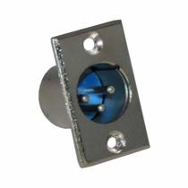 Tomada XLR Canon Macho de Painel para Microfone Kit 5 peças - Internacional