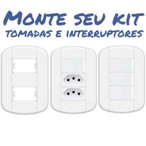 Tomadas 10A/20A Interruptores Paralela/Simples Placa Cega Linha Blanc Parafuso