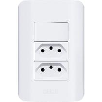 Tomadas 10A 20a Teclas Placas 4x2 e 4x4 Interruptores Romazi Linha Canoa Simples/Paralelo Tomadas 10A 20a Teclas Placas 4x2 e 4x4 Interruptores Romazi Linha Canoa Simples/Paralelo