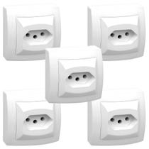 Tomadas de Sobrepor Legrand 2PT 20A Sistema X Branco Kits com 05, 10 e 20 unidades