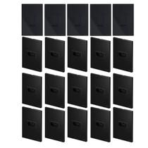 Tomadas E Interruptores (20 Pç) Kit Casa Completa Preto Fosc