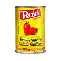 Tomate Inteiro Sem Pele Italiano Raiola 400g Tomate Inteiro Sem Pele Italiano Raiola 400g