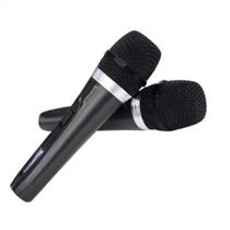 Tomate MT 1003 - Microfone Duplo Com Fio Profissional Preto