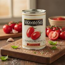 Tomate Pelado Inteiro Em Lata Vicente Só 400g