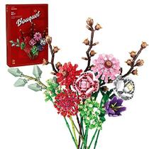 tomilk Flower Bouquet Building kit (1273PCS), Building Blocks 12 Flores Set for Teens / Adults Age 6+ Artificial Botanical Collection Building Block Toy Home Decoration Birthday Valentines
