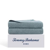 Tommy Bahama Toalhas de banho, itens essenciais de banheiro altamente absorventes e macios, pouco resistentes a fiapos e desbotamento, certificadas pela Oeko-Tex (turquesa do Pacífico Norte, 2 peças)