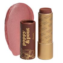 Tonalidade labial, papoula e beicinho, cera de abelha totalmente natural, vitamina E