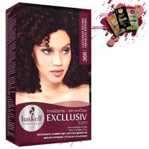 Tonalizante 366 Haskell Excllusiv Tom Castanho Escuro Vermelho Intenso