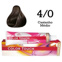 Tonalizante 4/0 Castanho Médio Color Touch Wella Professionals