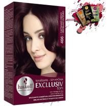 Tonalizante 466 Haskell Excllusiv Tom Castanho Medio Vermelho Intenso