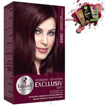 Tonalizante 5562 Haskell Excllusiv Tom Castanho Claro Vermelho Violeta Especial