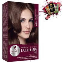 Tonalizante 670 Haskell Excllusiv Tom Louro Escuro Marrom Chocolate Tonalizante 670 Haskell Excllusiv Tom Louro Escuro Marrom Chocolate