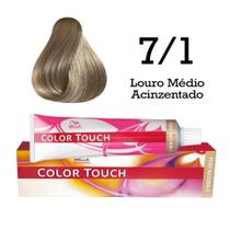 Tonalizante 7.1 Louro Médio Acinzentado Color Touch Wella Professionals