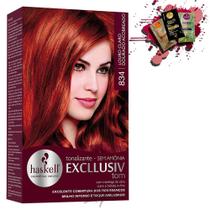 Tonalizante 834 Haskell Excllusiv Tom Louro Claro Dourado Acobreado Tonalizante 834 Haskell Excllusiv Tom Louro Claro Dourado Acobreado