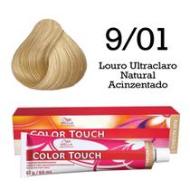 Tonalizante 9/01 Louro Ultraclaro Natural Acinzentado Color Touch Wella Professionals