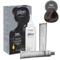 Tonalizante Acquaflora Hidra Gloss 500 Castanho Claro