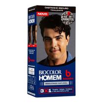 Tonalizante Capilar Castanho Escuro Biocolor Homem - Bozzano Tonalizante Capilar Castanho Escuro Biocolor Homem - Bozzano