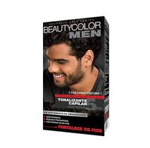 Tonalizante Capilar Men Castanho Escuro 30g - Beautycolor Tonalizante Capilar Men Castanho Escuro 30g - Beautycolor