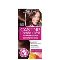 Tonalizante Casting Gloss L'Oréal 415 Chocolate Glacê - C3098