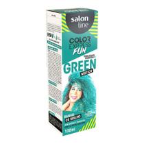 Tonalizante Color Express Fun Green Místico 100Ml Salon Line