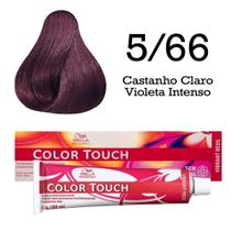 Tonalizante Color Touch 5.66 Castanho Claro Violeta Intenso Wella Professionals Tonalizante Color Touch 5.66 Castanho Claro Violeta Intenso Wella Professionals