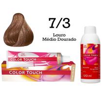 Tonalizante Color Touch 7/3 Louro Médio Dourado + Ox Wella