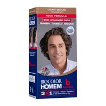 Tonalizante de Cabelo Biocolor Homem Bozzano Cor Louro Escuro Tonalizante de Cabelo Biocolor Homem Bozzano Cor Louro Escuro