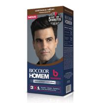 Tonalizante de Cabelo Masculino Biocolor HOMEM BOZZA Castanho Médio Tonalizante de Cabelo Masculino Biocolor HOMEM BOZZA Castanho Médio