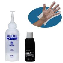 Tonalizante de Cabelo Masculino Biocolor Homem Bozzano Castanho Escuro Tonalizante de Cabelo Masculino Biocolor Homem Bozzano Castanho Escuro