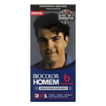 Tonalizante de Cabelo Masculino Biocolor Homem Bozzano Castanho Escuro Tonalizante de Cabelo Masculino Biocolor Homem Bozzano Castanho Escuro