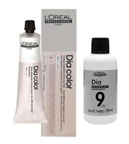 Tonalizante Dia Color 6.23 + Creme Revelador 9vol Loreal