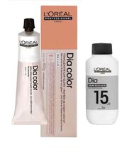 Tonalizante Dia Color 6.45 + Creme Revelador 15vol Loreal