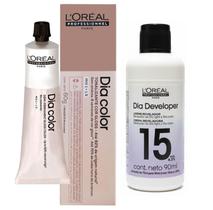 Tonalizante Dia Color 7.8 + Dia Developer 15vol 90ml Loreal Tonalizante Dia Color 7.8 + Dia Developer 15vol 90ml Loreal