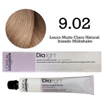 Tonalizante Dia Light 9.02 Louro Muito Claro Natural Irisado Milkshake L'Oréal Professionnel