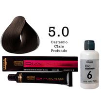 Tonalizante Diarichesse 5.0 Castanho Claro Profundo + Revelador 6 L'Oréal