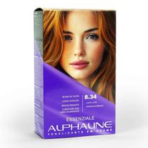 Tonalizante Essenziale 8.34 Louro Claro Dourado Acobreado - Alphaline