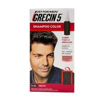 Tonalizante Grecin 5 Men preto masculino 60ml fácil de usar