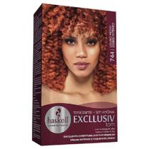 Tonalizante Haskell Excllusiv- 744 Loiro Médio Cobre Intenso Tonalizante Haskell Excllusiv- 744 Loiro Médio Cobre Intenso