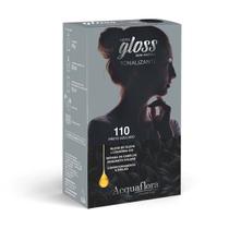 Tonalizante Hidra Gloss 110 Preto Azulado - Acquaflora