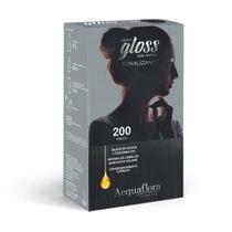 Tonalizante Hidra Gloss 200 Preto - Acquaflora