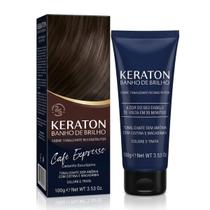 Tonalizante Keraton Banho De Brilho Vegan Café Espresso Castanho Escuríssimo 100g Tonalizante Keraton Banho De Brilho Vegan Café Espresso Castanho Escuríssimo 100g