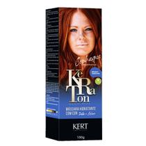 Tonalizante Keraton sem Amônia Banho de Brilho Conhaque Cobre Avermelhado 100g - Kert