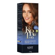 Tonalizante Keraton sem Amônia Banho de Brilho Mel Marrom Dourado 100g - Kert Tonalizante Keraton sem Amônia Banho de Brilho Mel Marrom Dourado 100g - Kert