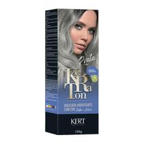 Tonalizante Keraton sem Amônia Banho de Brilho Prata Cendré 100g - Kert Tonalizante Keraton sem Amônia Banho de Brilho Prata Cendré 100g - Kert