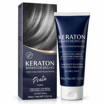 Tonalizante Kert Keraton Banho de Brilho Vegan Prata Cendré 100g