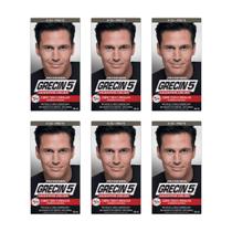 Tonalizante Para Cabelos Grecin 5 Preto 60ml - Kit C/ 6un