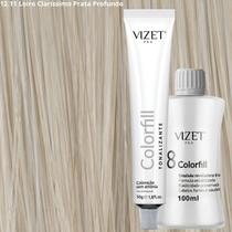 Tonalizante Profissional 50gr + Emulsão 100ml Vizet Tonalizante Profissional 50gr + Emulsão 100ml Vizet