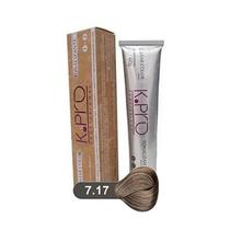 Tonalizante Profissional sem Amônia K.PRO Caviar Color 7.17 Loiro Médio Fumê Marrom 60g